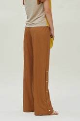 SNAP FASTENER TROUSERS